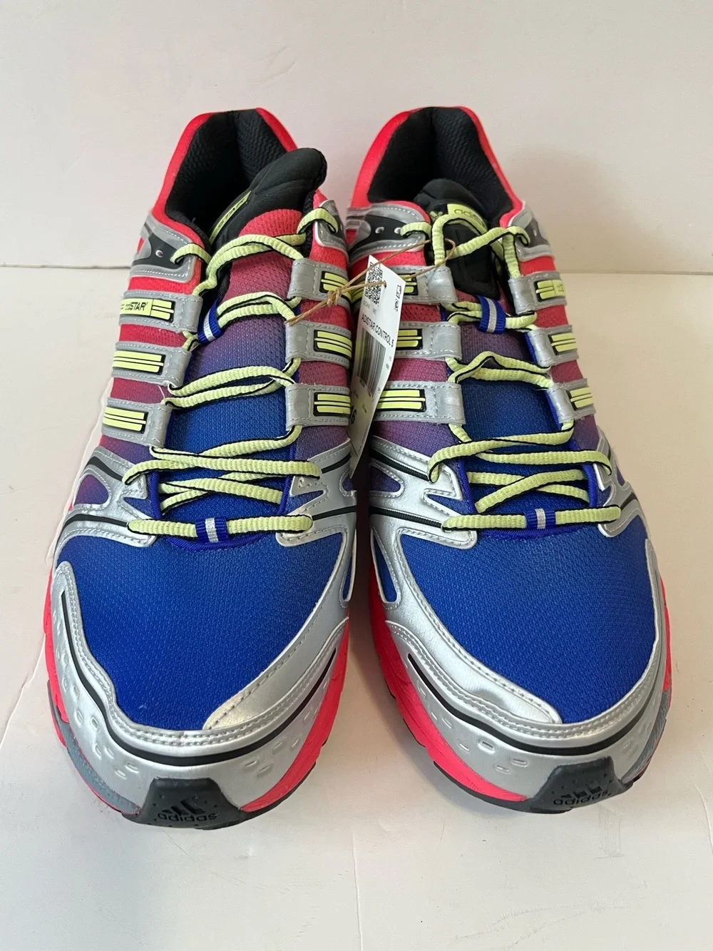 Adidas ADISTAR CONTROL 5 sneakers blue pink silver running shoe men’s size 16